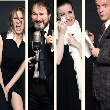 Usted tiene ojos de mujer fatal... en la radio