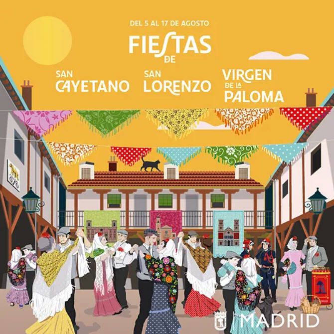 Cartel de promoci�n de las fiestas de San Cayetano 2025.