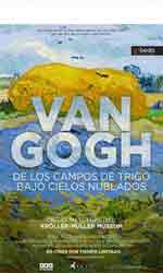 Van Gogh, de los campos de trigo bajo cielos nublados