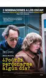 �Podr�s perdonarme alg�n d�a?